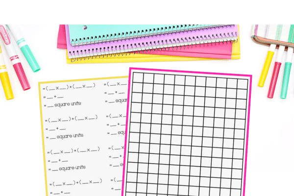 Teaching the Distributive Property with an Area Model • Cupcakes ...