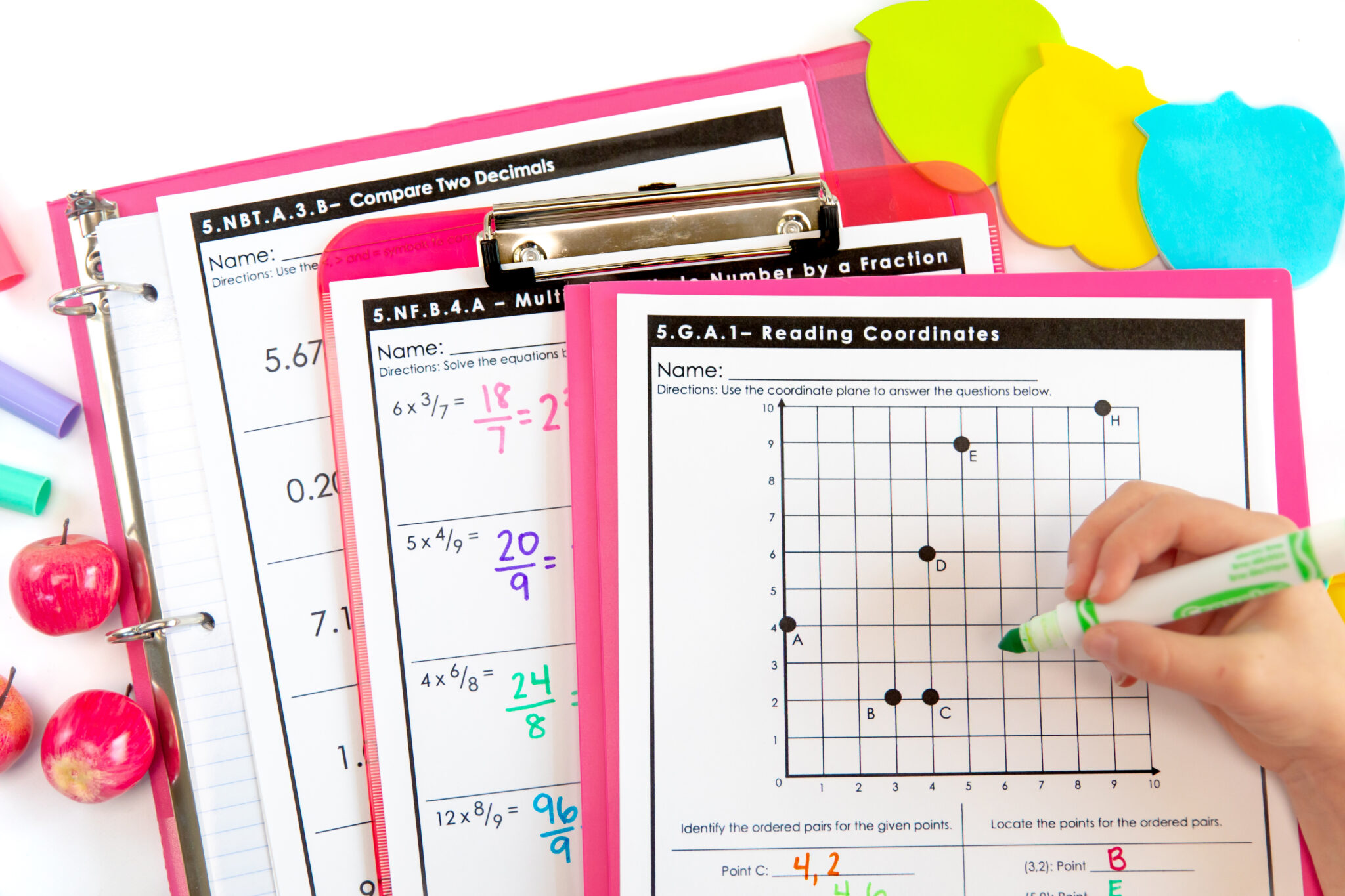 Free 5th Grade Worksheets • Cupcakes & Curriculum
