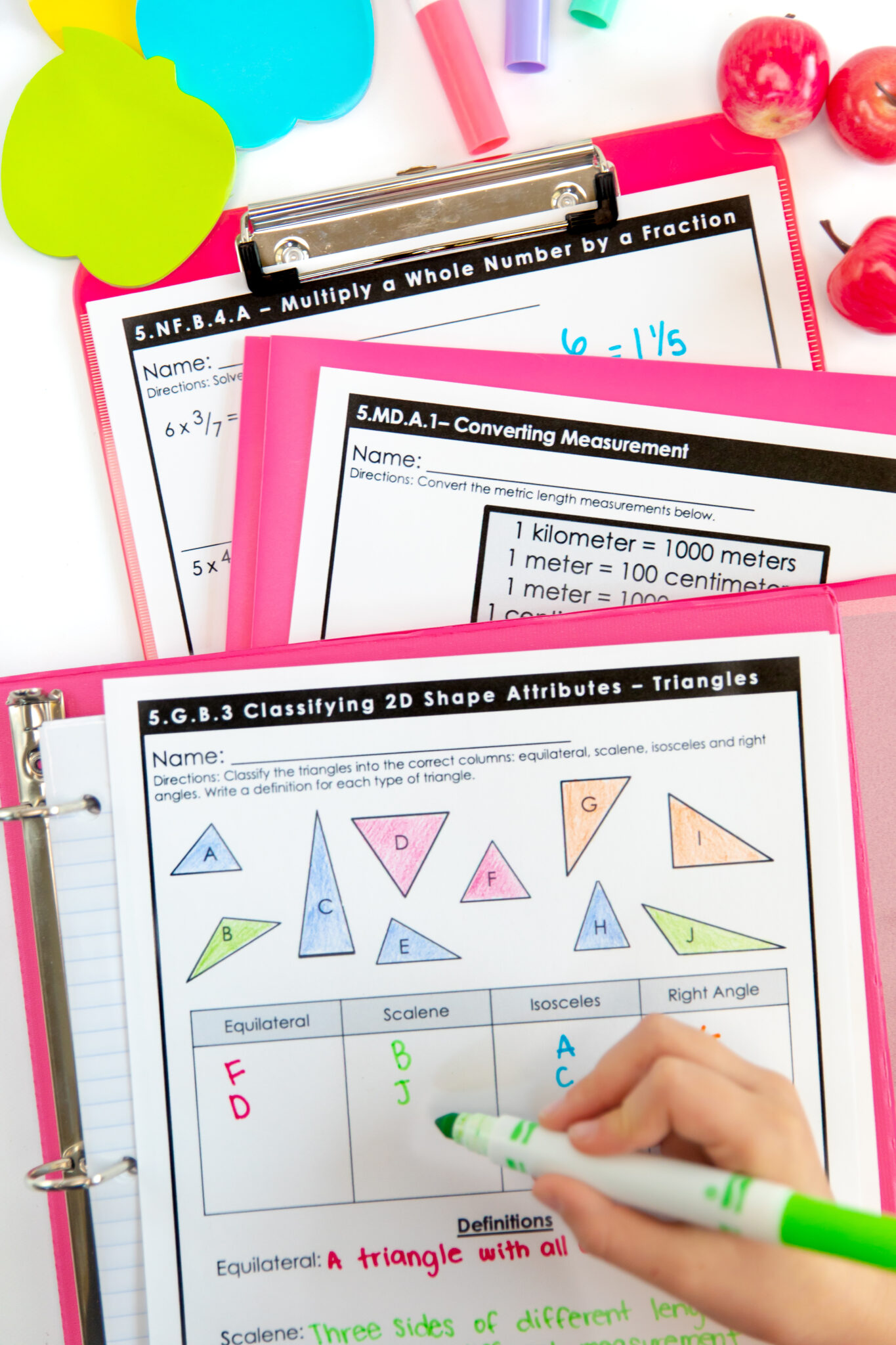 Free 5th Grade Worksheets • Cupcakes & Curriculum