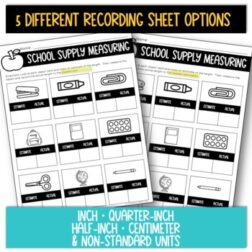 Back to School Math Center • Cupcakes & Curriculum