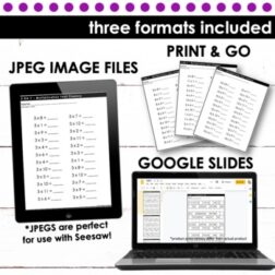 Multiplication Fact Fluency | Third Grade Math 3.OA.7 • Cupcakes ...