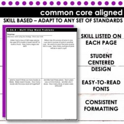Multi-Step Word Problems | Third Grade Math 3.OA.8 • Cupcakes & Curriculum