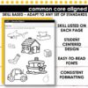 Describing Objects Worksheets Kindergarten Math K.MD.1 • Cupcakes ...